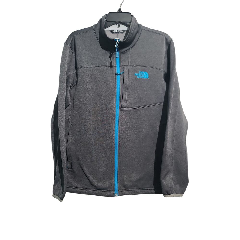 The North Face Gray 200wt Cinder Full Zip Jacket Size M